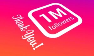 1 million followers on Instagram worth