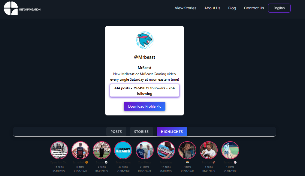 Instagram Highlights